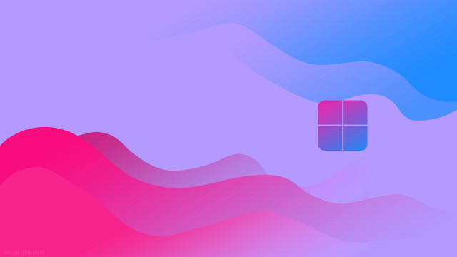Colorful background square window wavy free wallpaper for desktop - medium preview image
