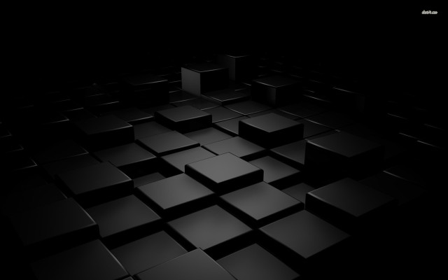 Black white square pattern dark free wallpaper for desktop - medium preview image