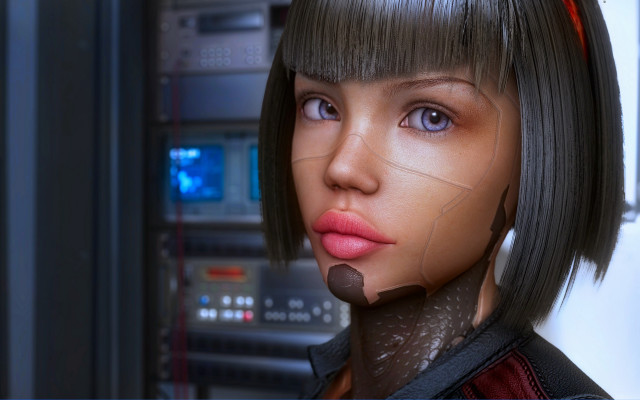 Eve ryder short bob red free wallpaper for desktop - medium preview image