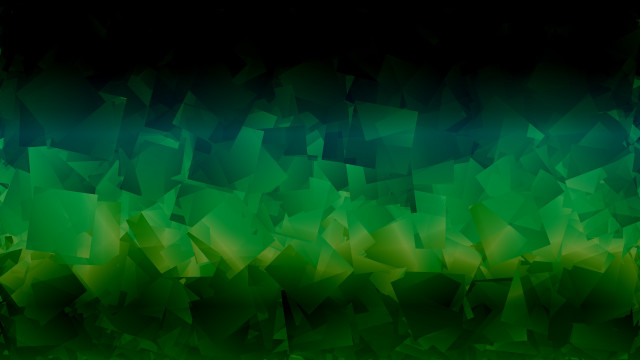 Green black shapes beeple volumetric free wallpaper for desktop - medium preview image