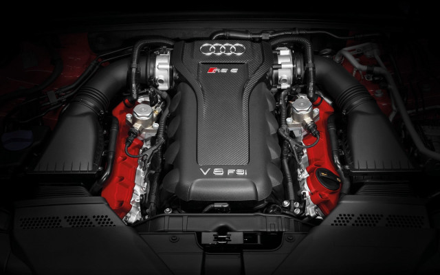 Car engine red black trims free wallpaper for desktop - medium preview image