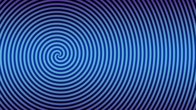 Blue purple spiral opart screenshot free wallpaper for desktop - medium preview image