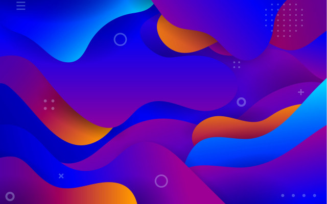 Colorful abstract background blue orange #2 free wallpaper for desktop - medium preview image