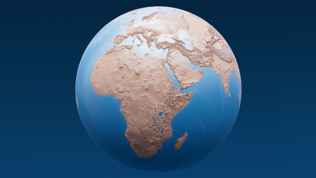 Blue brown earth globe blue free wallpaper for desktop - medium preview image