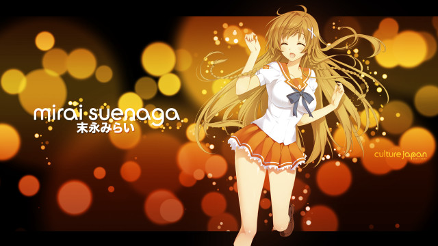 Girl short skirt white shirt free wallpaper for desktop - medium preview image