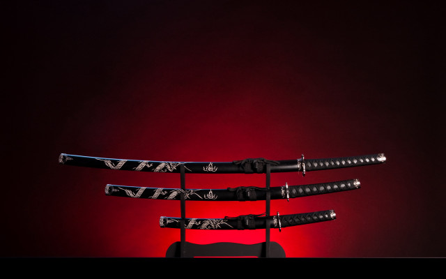 Skis stand red black background free wallpaper for desktop - medium preview image