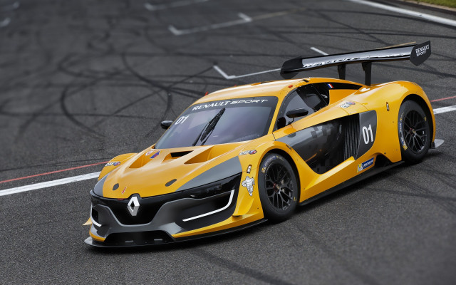 Yellow racecar blackroof white stripe free wallpaper for desktop - medium preview image