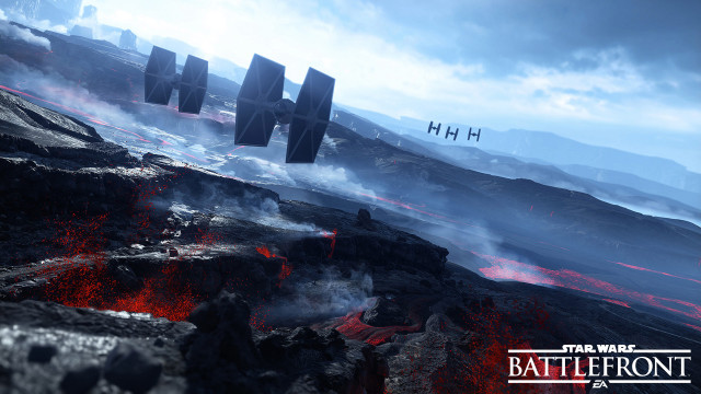 Star wars battle ship mountain free wallpaper for desktop - medium preview image