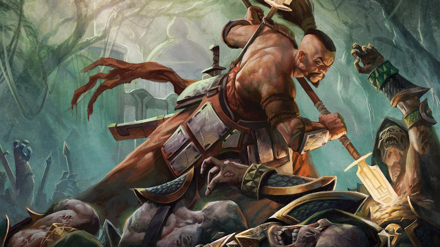 Man riding horse forest demon free wallpaper for desktop - medium preview image