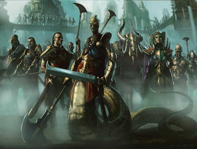 Armor group giant snake people free wallpaper for desktop - medium preview image