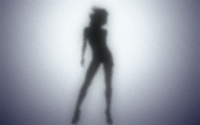Woman fog skateboard shadow allenjones free wallpaper for desktop - medium preview image