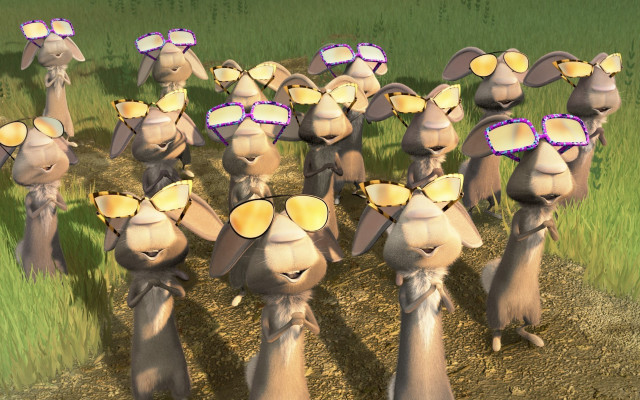 Animated mice sunglasses furry outdoors free wallpaper for desktop - medium preview image