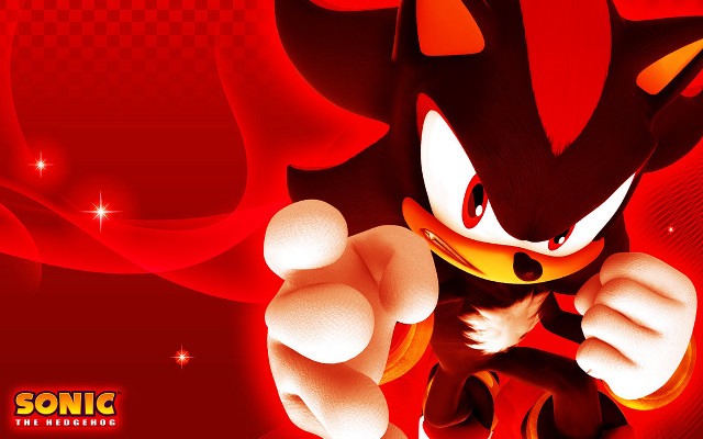 Sonic hedgehog red background image free wallpaper for desktop - medium preview image
