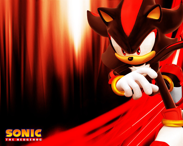 Sonic hedgehog red curtain looking free wallpaper for desktop - medium preview image