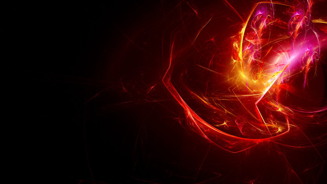 Red yellow abstract black bottom free wallpaper for desktop - medium preview image