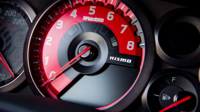 Speedometer dashboard red black numbers free wallpaper for desktop - medium preview image