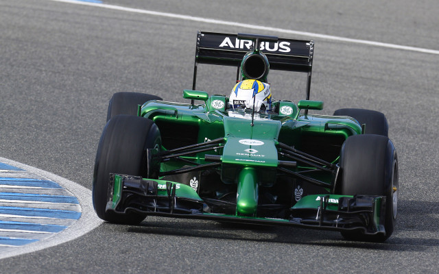 Green race car man track free wallpaper for desktop - medium preview image