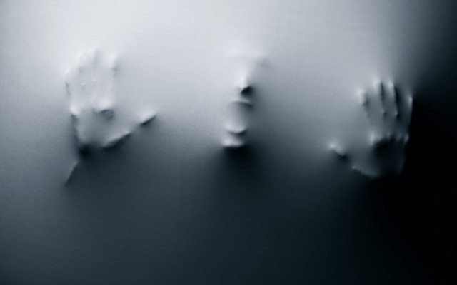 Hand reaching wall black white free wallpaper for desktop - medium preview image