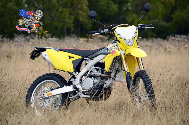 Yellow dirtbike tallgrass motorcycle sticker free wallpaper for desktop - medium preview image