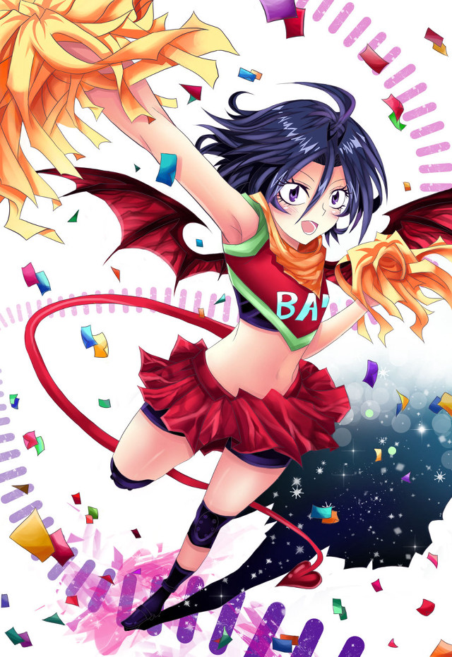 Girl sword red skirt head free wallpaper for mobile - medium preview image