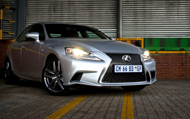 Silver car building shutters brick free wallpaper for desktop - medium preview image