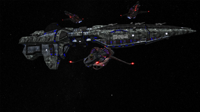 Starship night sky rocket aurora free wallpaper for desktop - medium preview image