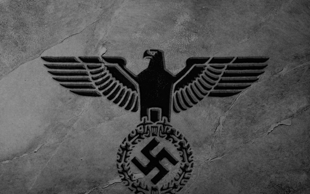 Black white bird hammer sickle free wallpaper for desktop - medium preview image