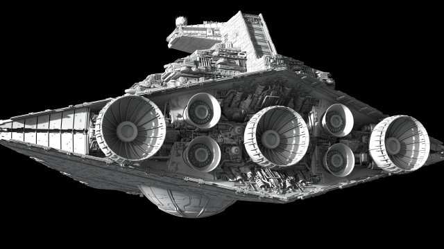 Millennium falcon afrofuturism 8k greyscale free wallpaper for desktop - medium preview image