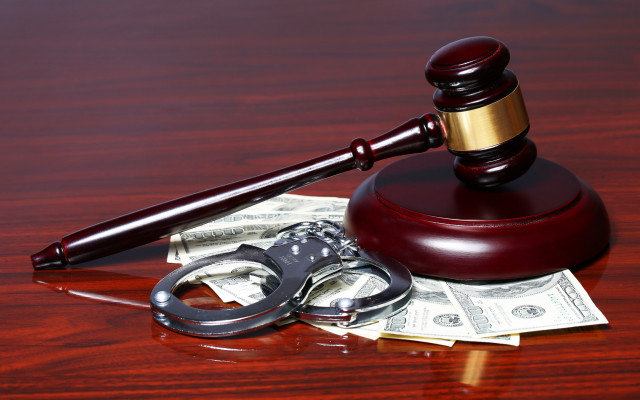 Judge gavel handcuffs money scissors free wallpaper for desktop - medium preview image