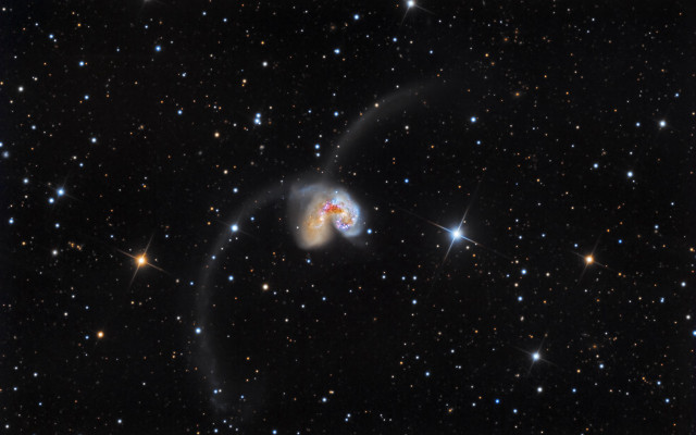 Large object dark sky stars free wallpaper for desktop - medium preview image