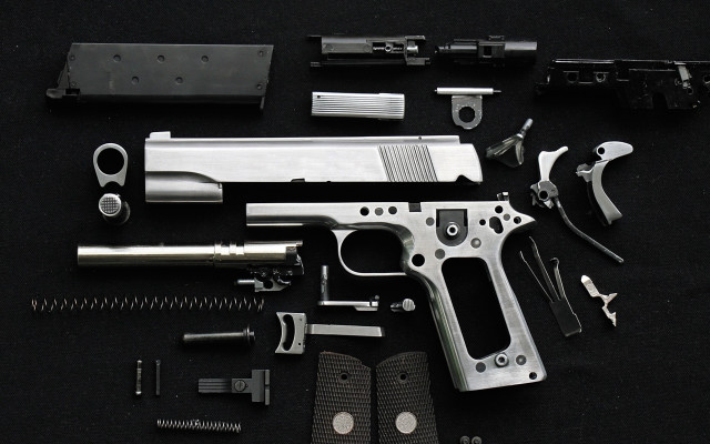 Gun accessories planet galaxy night free wallpaper for desktop - medium preview image