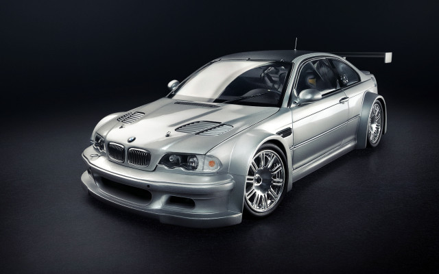 Silver car hood up dark free wallpaper for desktop - medium preview image