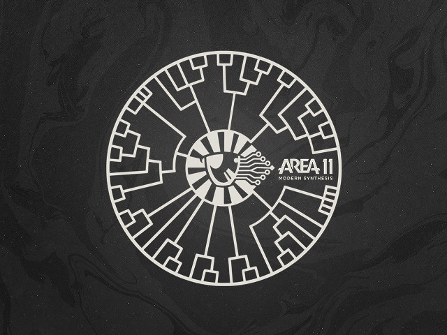 Circular logo stylized design side free wallpaper for desktop - medium preview image