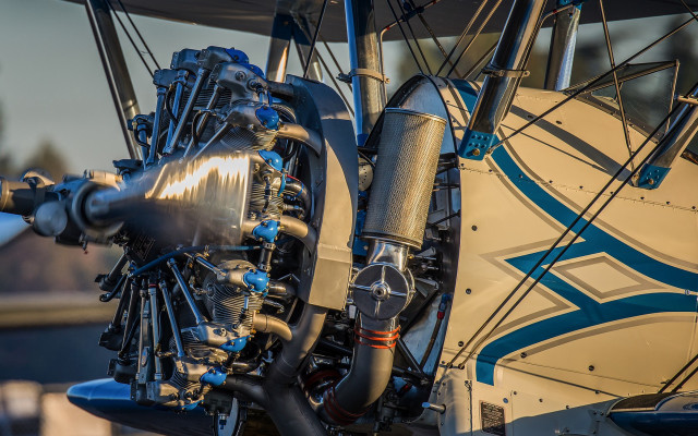 Engine sky trees person precisionism free wallpaper for desktop - medium preview image