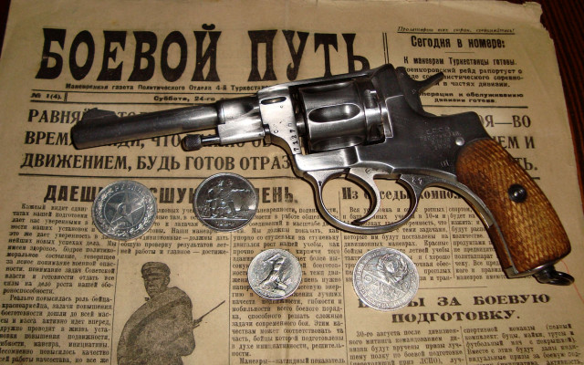 Gun coins newspaper viennese actionism free wallpaper for desktop - medium preview image