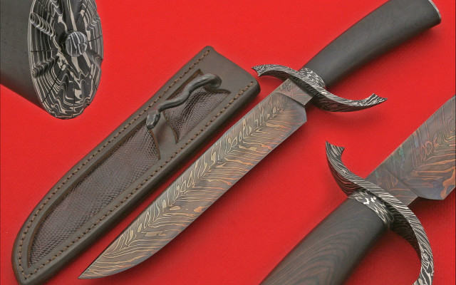 Knife sheath red background sharp free wallpaper for desktop - medium preview image