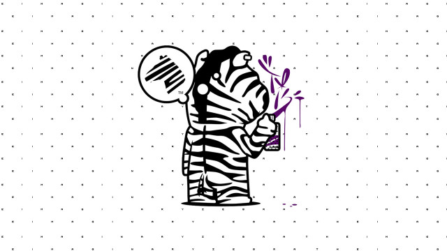 Zebra holding balloon mouth balloon free wallpaper for desktop - medium preview image