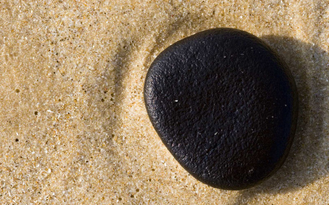 Rock beach wave minimalism earth free wallpaper for desktop - medium preview image