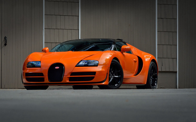 Orange cobra car building door free wallpaper for desktop - medium preview image