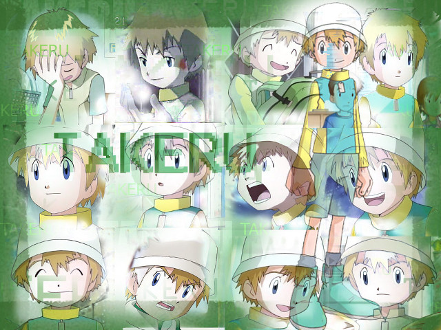 Anime characters hats green background free wallpaper for desktop - medium preview image