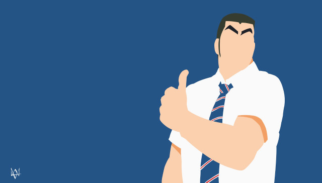 Man tie thumbs up hand free wallpaper for desktop - medium preview image