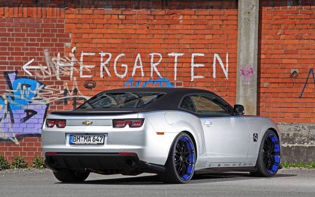 Silver sports car brick wall free wallpaper for desktop - medium preview image