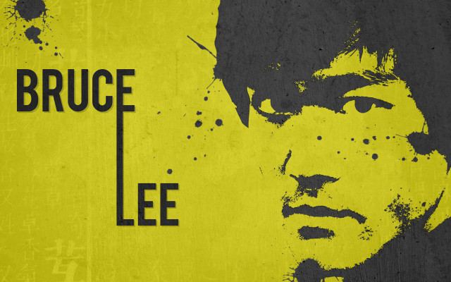 Yellow moon sun bruce lee free wallpaper for desktop - medium preview image