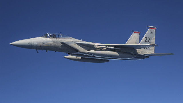 Fighter jet blue sky propeller #8 free wallpaper for desktop - medium preview image