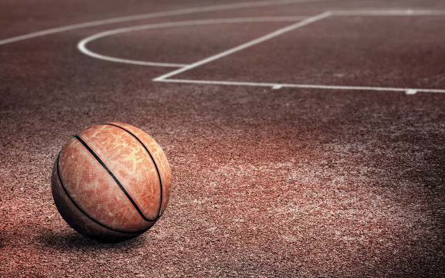 Basketball court line center tilt free wallpaper for desktop - medium preview image