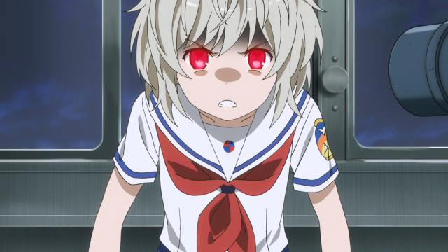 Red eyes white shirt red free wallpaper for desktop - medium preview image