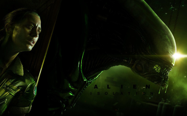 Woman alien head dark room free wallpaper for desktop - medium preview image