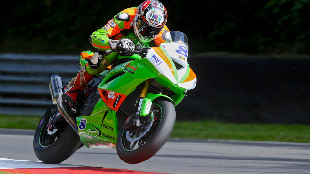 Motorcycle race track helmet blur free wallpaper for desktop - medium preview image