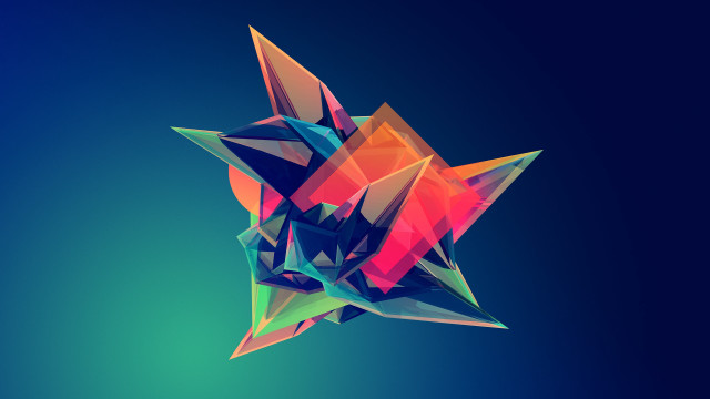 Colorful abstract star android jones free wallpaper for desktop - medium preview image