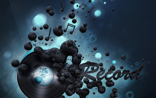 Music notes lyco art screenshot free wallpaper for desktop - medium preview image